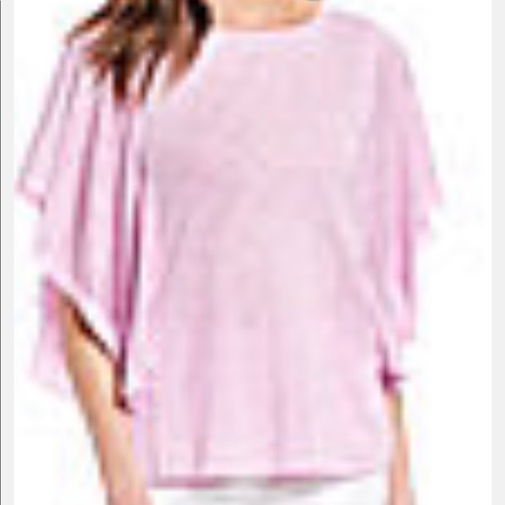 Westbound L flutter-sleeve lilac, NWT, cottons